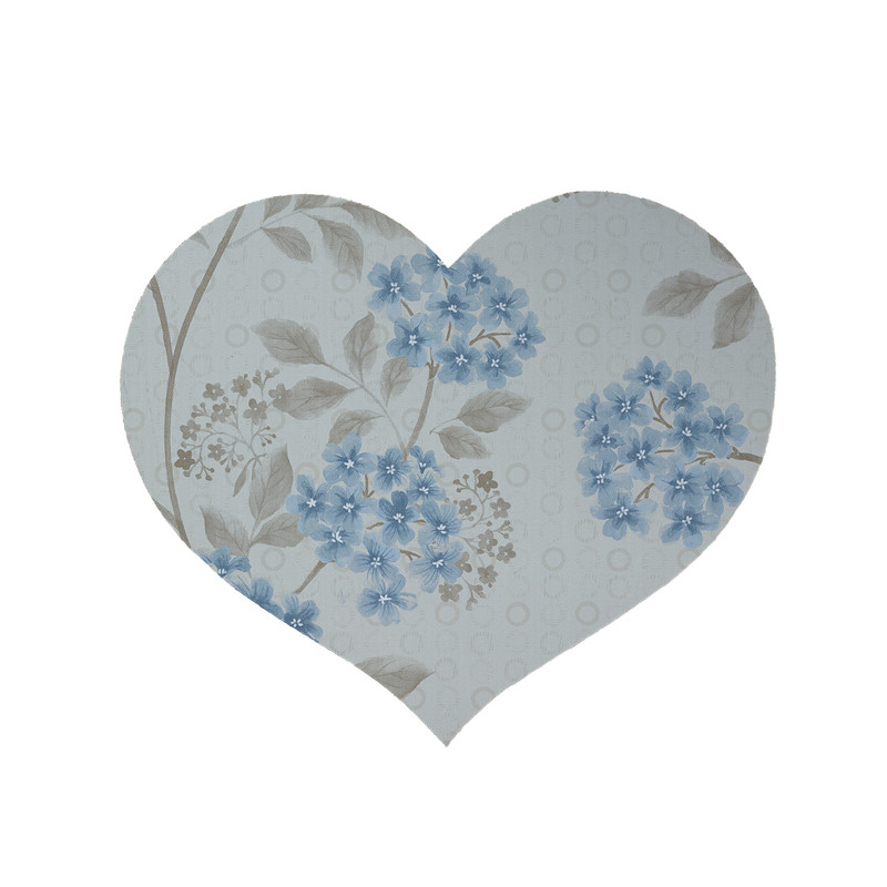 پادری مدل قلب طرح گل کد 5888 سایز 90x90 سانتی متر 