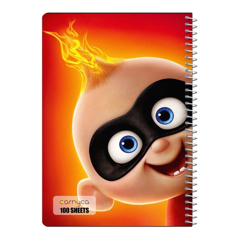 دفتر مشق 100 برگ سیمی کارنیکا طرح شگفت انگیزان The Incredibles کد 15271