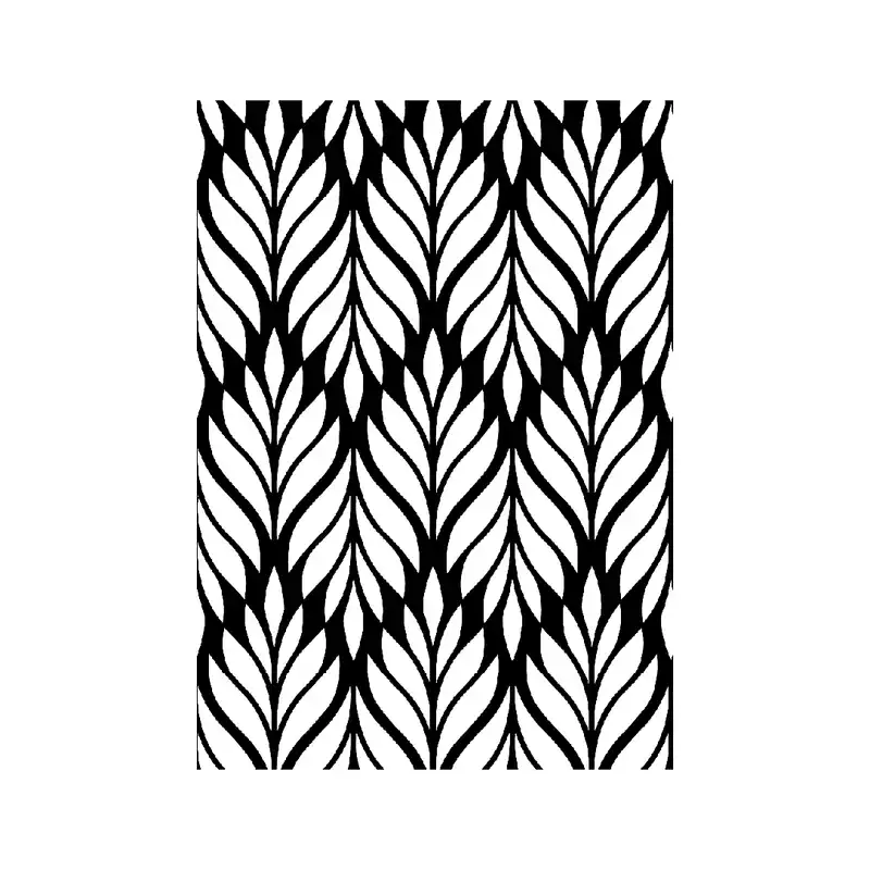 شابلون باتیس آرت طرح برگ کد 50-58