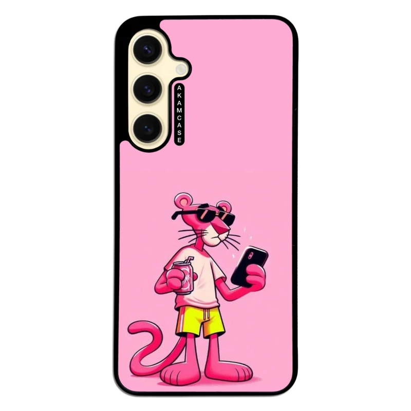 کاور آکام مدل AMC-WSGS24FE-PINK PANTHER8 مناسب برای گوشی موبایل سامسونگ Galaxy S24 FE