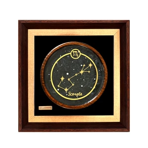 تابلو طلا کوب مارک گلد طرح نماد ماه تولد آبان کد ts07s