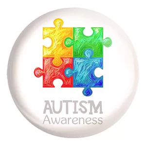 پیکسل خندالو طرح اتیسم Autism کد 26733 مدل بزرگ