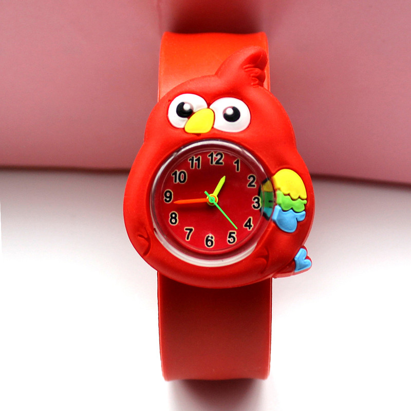 ساعت  مچی عقربه ای پسرانه مدل پرنده خشمگین کد 1