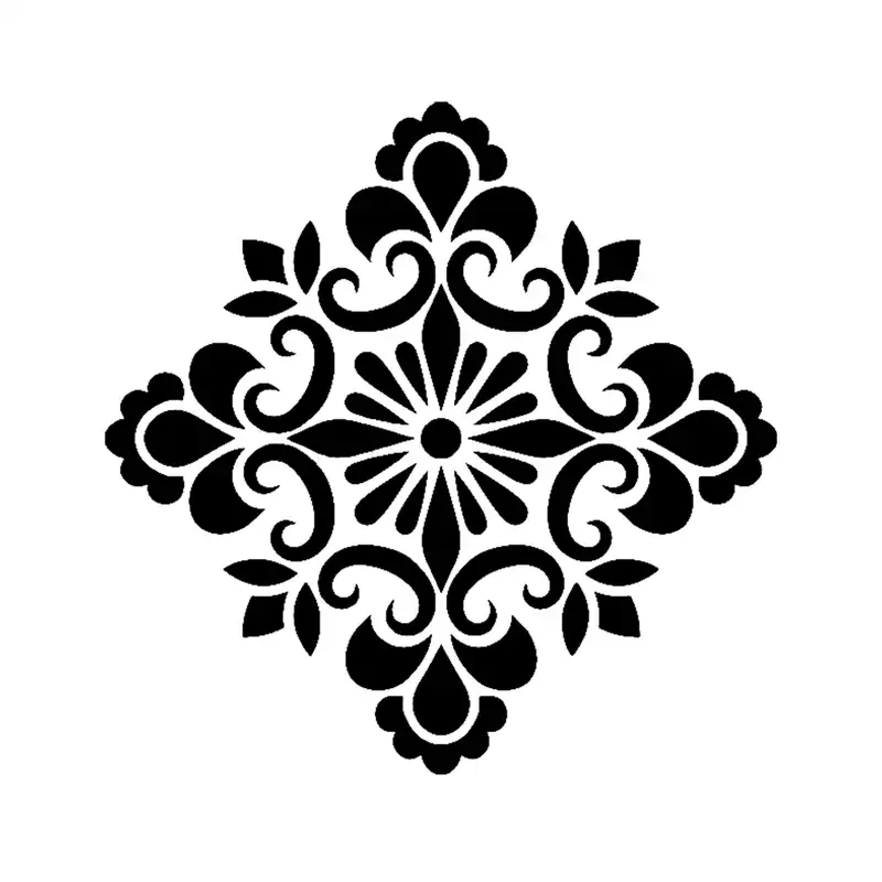 شابلون باتیس آرت طرح تذهیب کد 50-229