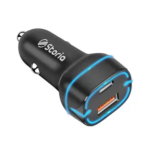 شارژر فندکی 38 وات استوریا مدل ST-AC01