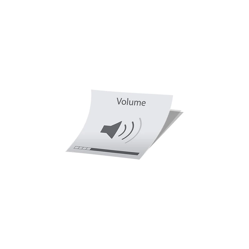 استیکر تزئینی موبایل و تبلت لولو مدل صدا VOLUME کد 697 