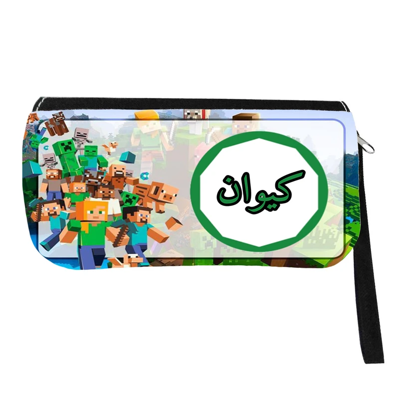 جامدادی مدل اسم شخصی طرح ماینکرافت اسم کیوان کد 0604