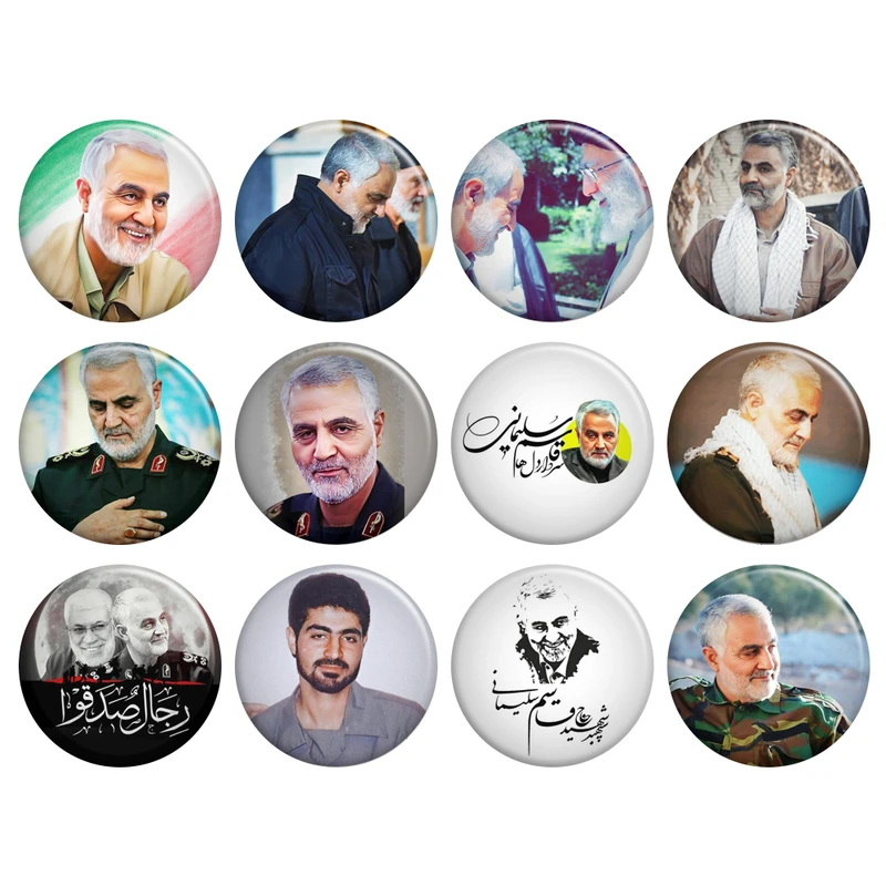 پیکسل گالری باجو طرح سردار شهید حاج قاسم سلیمانی کد 141 مجموعه 12 عددی