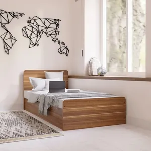 تخت خواب ام دی اف یک نفره مدل N-24 سایز 200×90 سانتی متر 