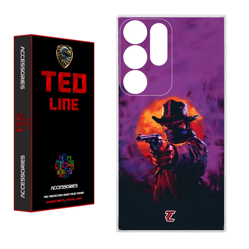 کاور تدلاین طرح رد دد ریدمپشن کد 1195 مناسب برای گوشی موبایل سامسونگ Galaxy S25 Ultra