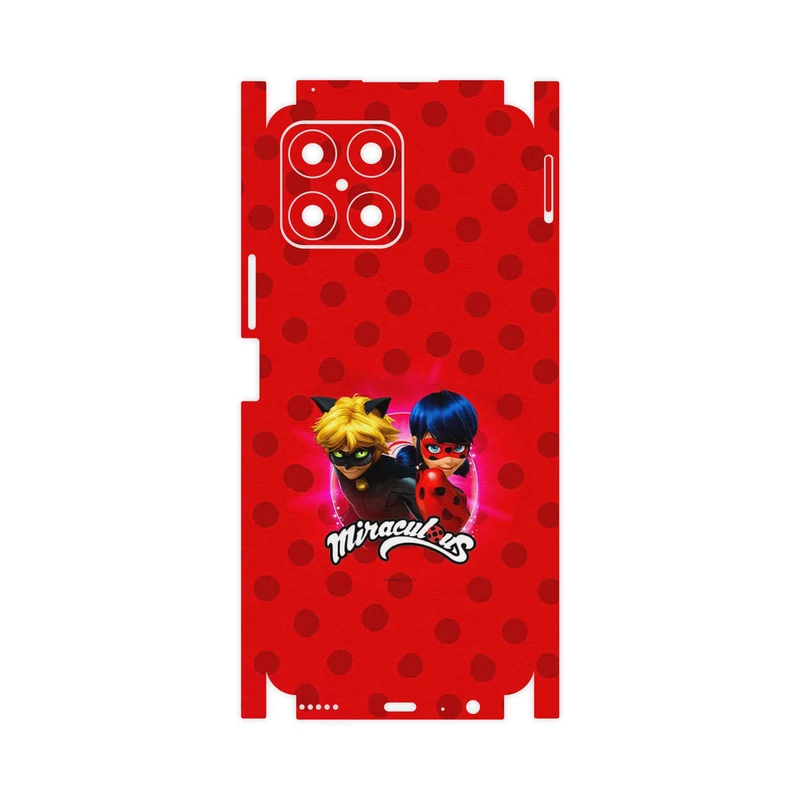 برچسب پوششی ماهوت مدل Ladybug and Cat Noir-FullSkin مناسب برای گوشی موبایل آنر X8