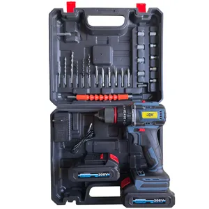 دریل پیچ گوشتی چکشی شارژی سه نظام 10 میلی متری ۲۱۸ ولت جاب مدل JB-COMFORT 218 مجموعه ۴۰عددی