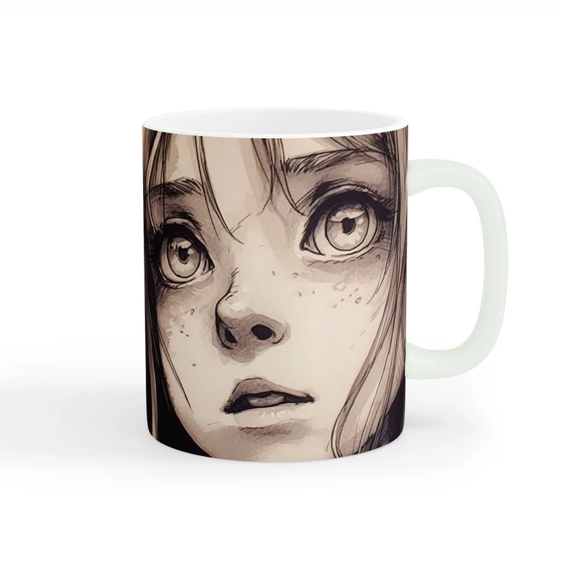 ماگ طرح دخترانه دوست داشتنی کد wall-8176