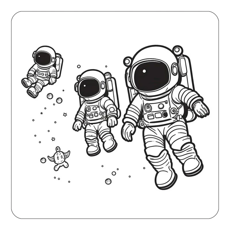 مگنت کاکتی طرح فضانورد مدل mp48660