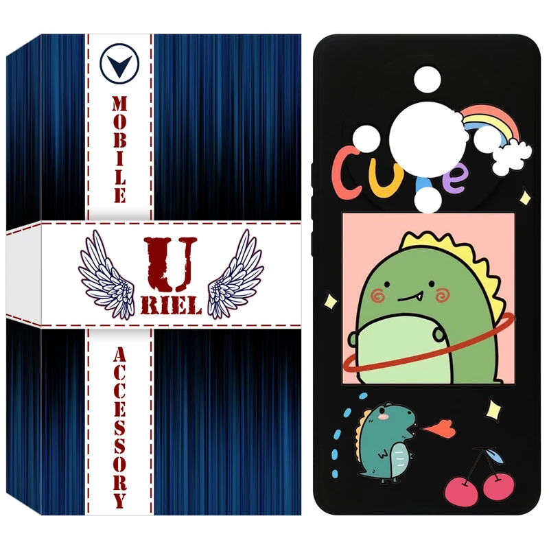 کاور یوریل مدل KSH کد 20 طرح دایناسور مناسب برای گوشی موبایل آنر X9b / X50 / Magic6 Lite / Magic 6 Lite