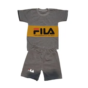 ست تی شرت و شلوارک بچگانه کد 100