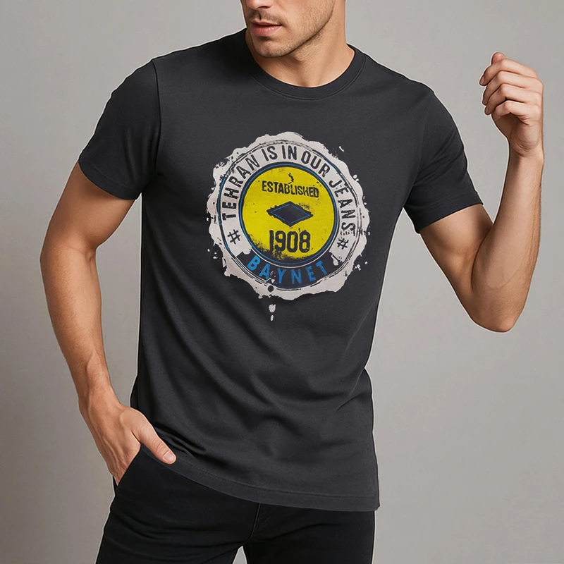 تی شرت آستین کوتاه مردانه باینت مدل 774-2