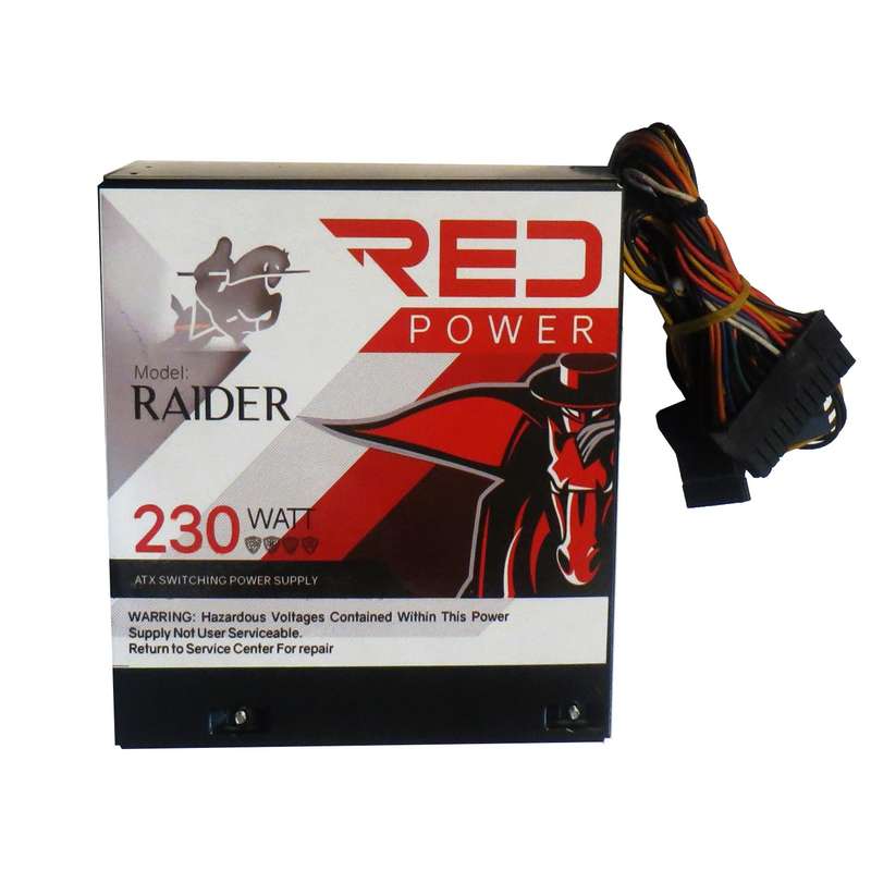 منبع تغذیه کامپیوتر مدل RED 230 منبع تغذیه کامپیوتر مدل RED 230