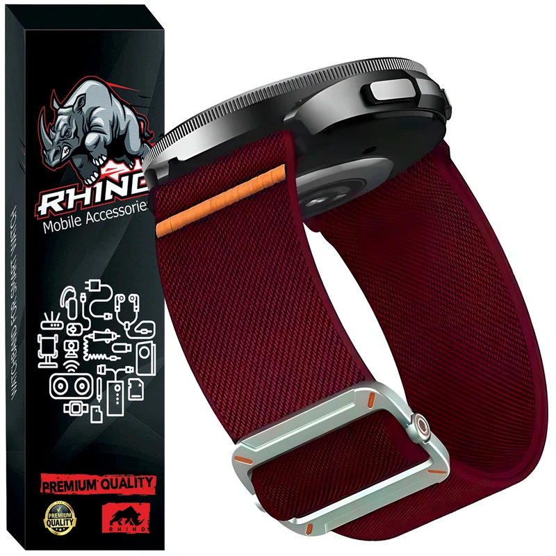 بند راینو مدل Solo Elastic مناسب برای ساعت هوشمند هایلو GS LS09A / GST Lite / GST / LS02 Pro / Watch 2 Pro 22mm