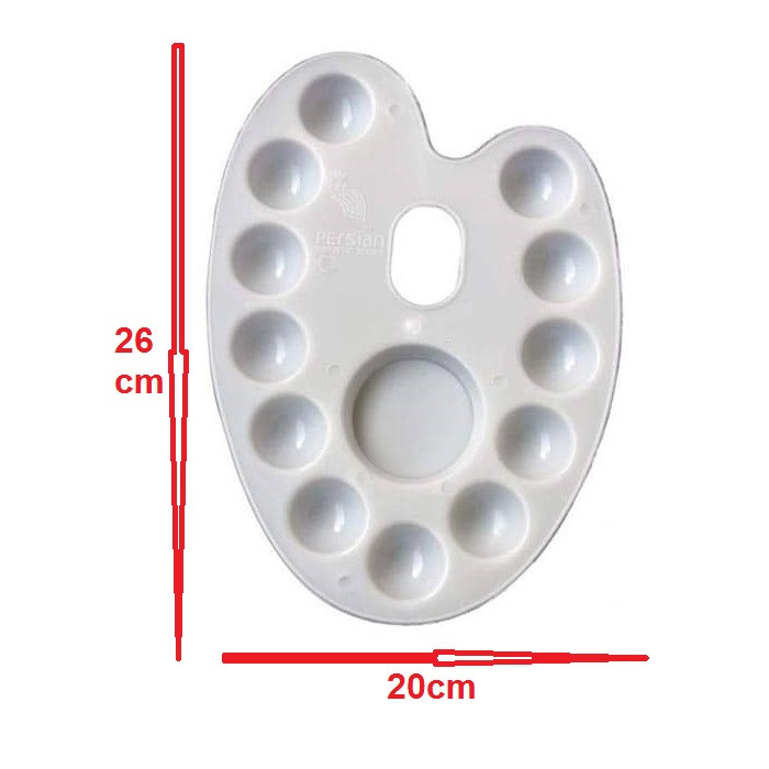 پالت رنگ پرشین مدل تخم مرغی کد 007 بسته 2 عددی