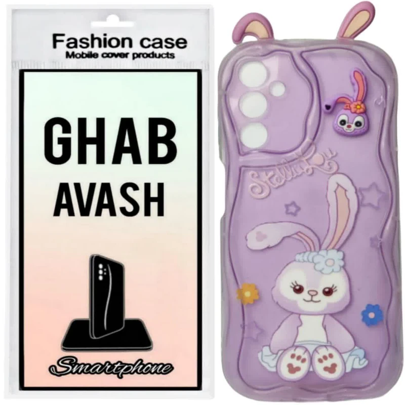 کاور قاب آوش طرح عروسکی گوشدار مدل 01A مناسب برای گوشی موبایل سامسونگ GALAXY A24 