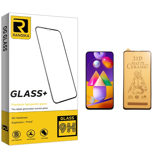 محافظ صفحه نمایش سرامیکی راندیکا مدل GLD مناسب برای گوشی موبایل سامسونگ Galaxy M31s