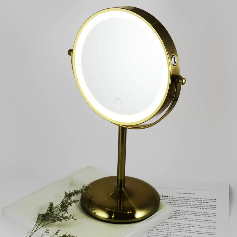 عکس شماره 7 : آینه و رینگ لایت آرایشی کد 0740