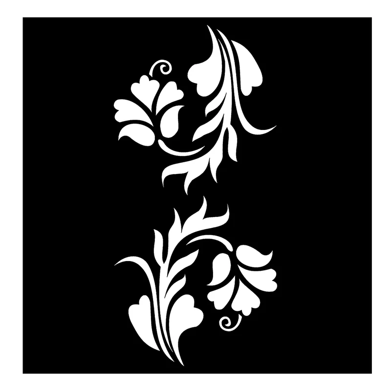  شابلون باتیس آرت طرح گل کد 50-500