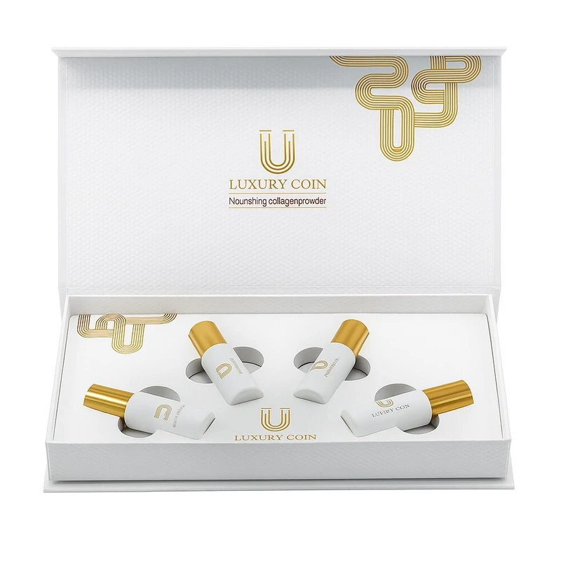 سرم پوست لاکچری کوین مدل Nourishing Collagen Powder مناسب برای انواع پوست حجم 20 میلی‌لیتر بسته 4 عددی