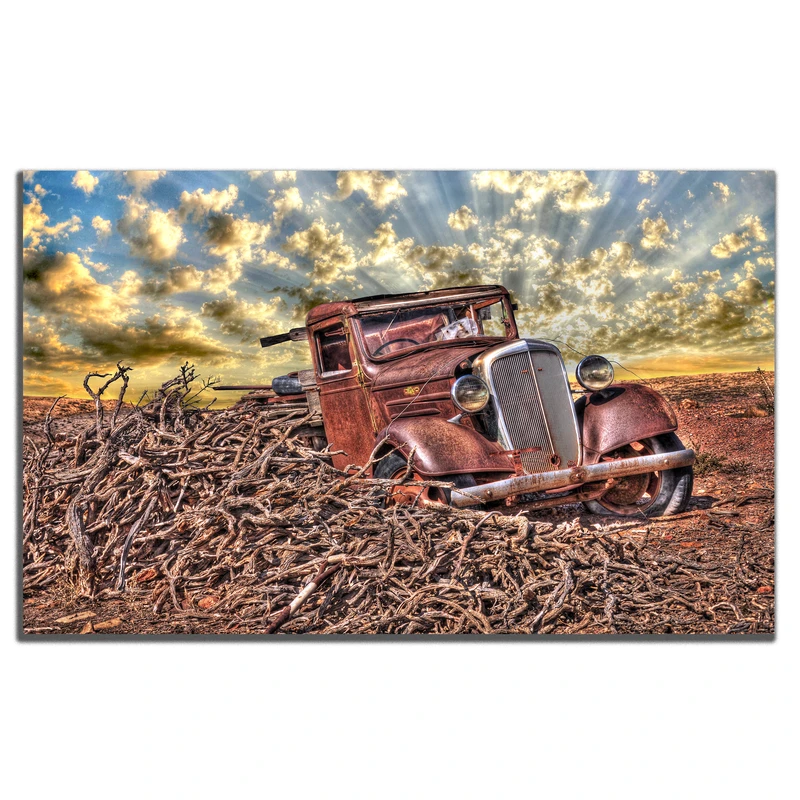 تابلو شاسی بکلیت طرح ماشین قدیمی مدل SH-4856