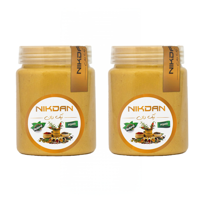 کره بادام زمینی نیک دان - 1000 گرم بسته 2 عددی