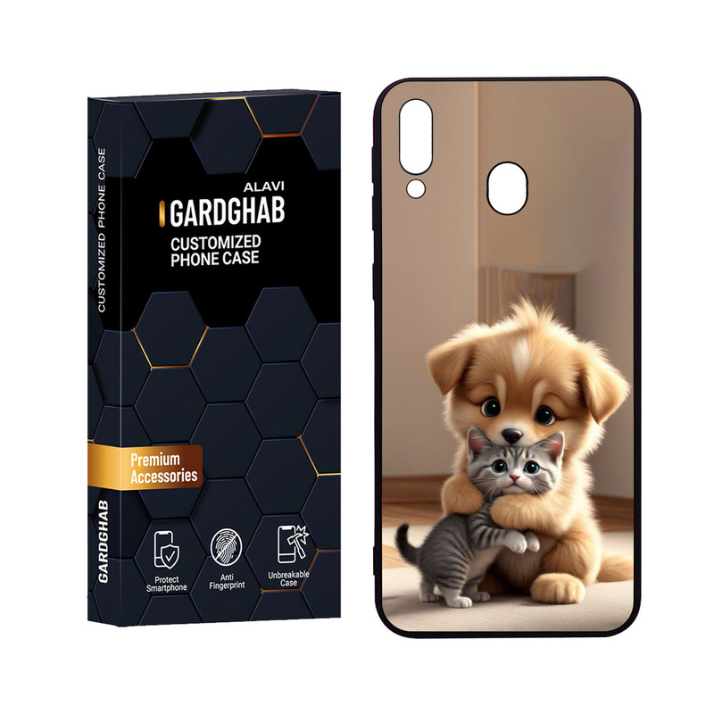 کاور گارد قاب علوی مدل Glass مناسب برای گوشی موبایل سامسونگ Galaxy M20