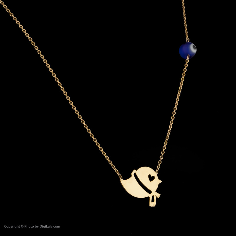 گردنبند طلا دخترانه پرسته مدل WN334