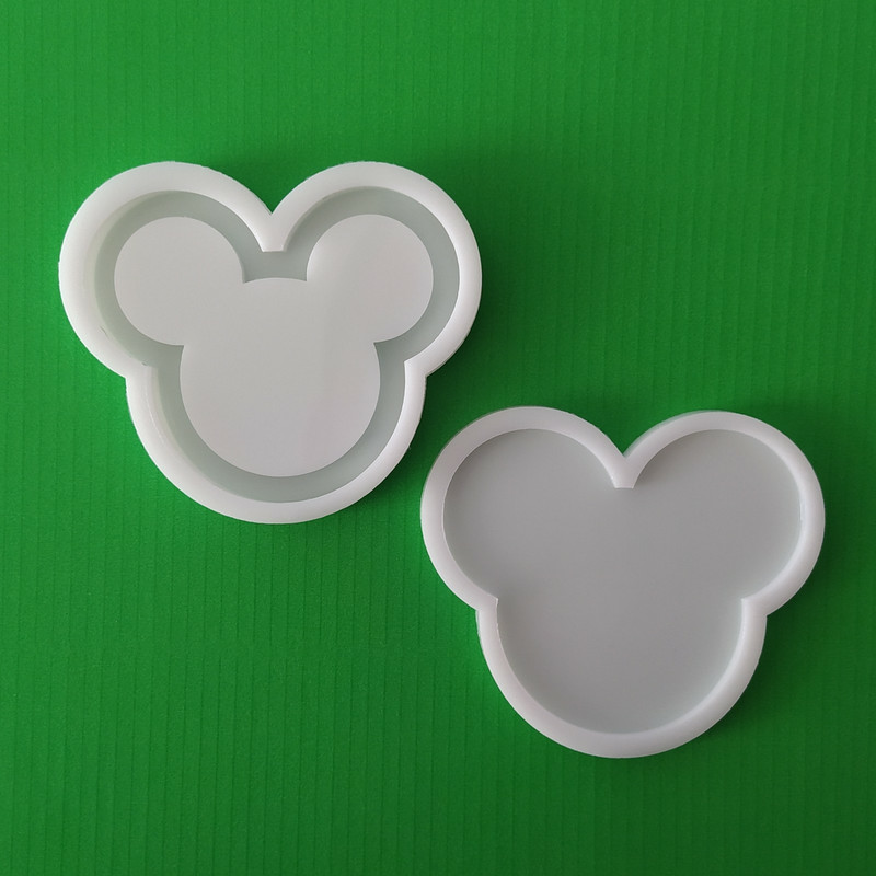 قالب رزین مدل آکواریومی طرح میکی موس مجموعه 2 عددی