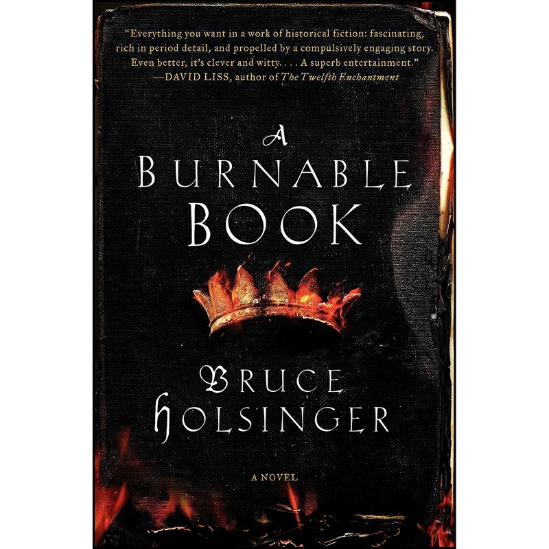 کتاب A Burnable Book اثر Bruce Holsinger انتشارات William Morrow