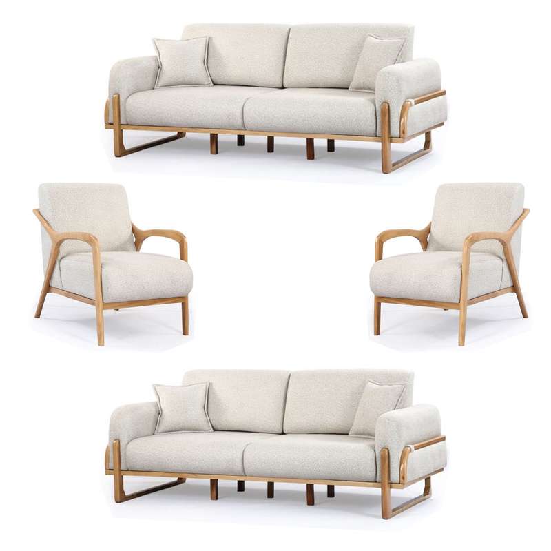 مبل تختخواب شو هشت نفره صنعت آدلی مدل السا