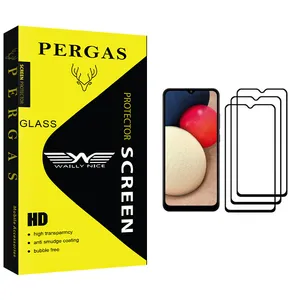 Waily Nice Pergas Glass Screen Protector For Samsung Galaxy A02s Pack Of 3