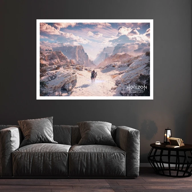 تابلو بکلیت طرح انیمیشن Horizon Forbidden West مدل قاب شاسی W-s8812