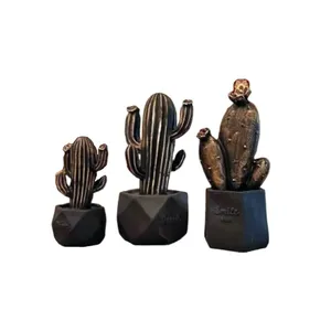 مجسمه مدل کاکتوس کد DEC-KB480 مجموعه 3 عددی