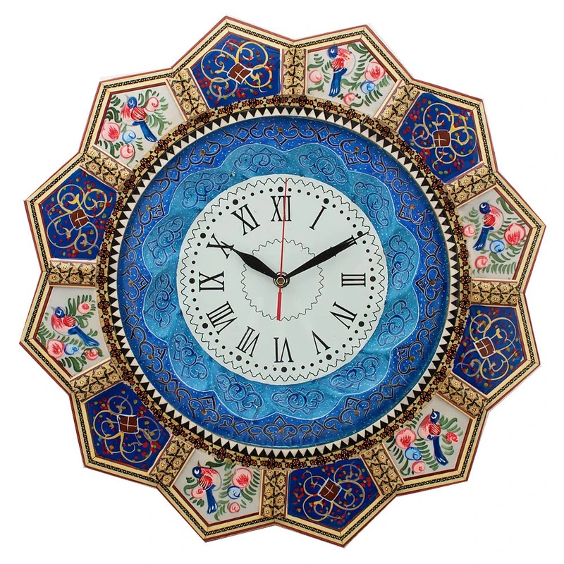 ساعت خاتم کاری چوبی مدل خورشیدی کد 481