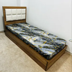 ملحفه ناتوسا مدل کشدار رعد یک نفره سایز 90x200 سانتی متر