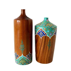 گلدان چوبی هونرین کد 775 مجموعه 2 عددی