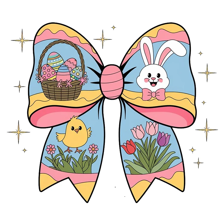 استیکر پارچه و لباس پاد آفرین مدل پاپیون کد S1808