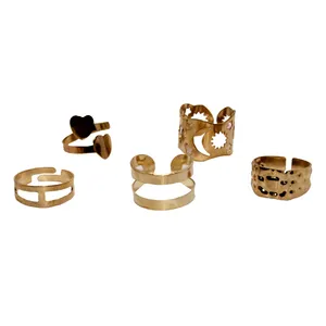 انگشتر زنانه کد RKH_844 مجموعه 5 عددی