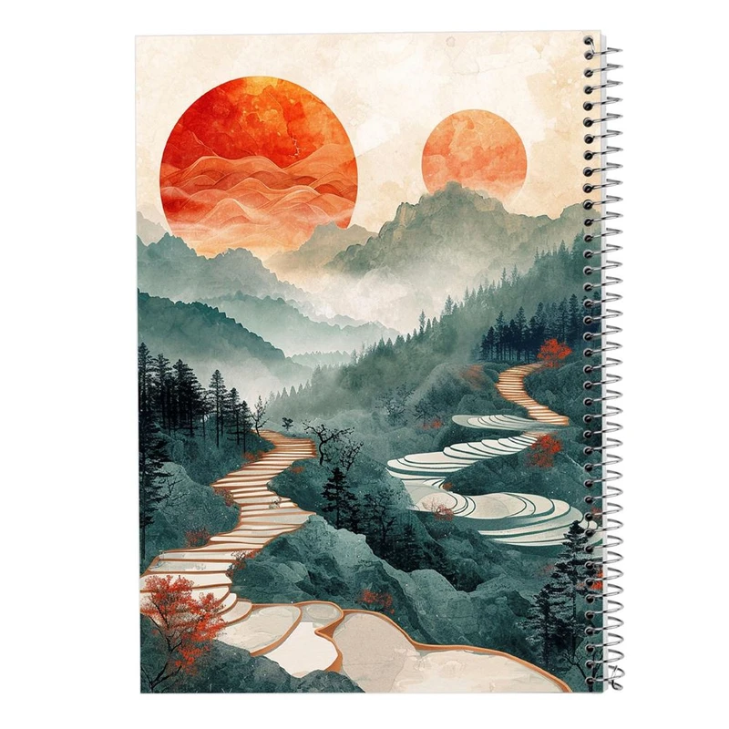 دفتر لیست خرید 50 برگ مدوپد مدل طبیعت کد DF15437