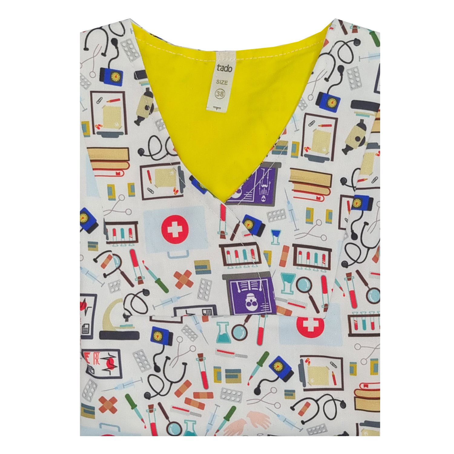 روپوش پزشکی زنانه تادو مدل RO19