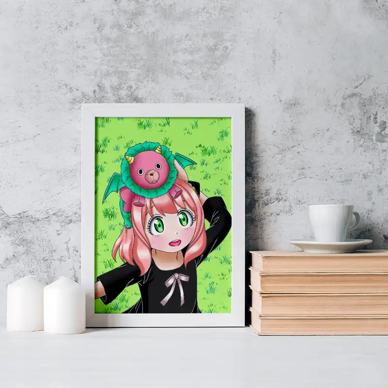 تابلو خندالو مدل آنیا فورجر انیمه اسپای ایکس فمیلی کد 15583