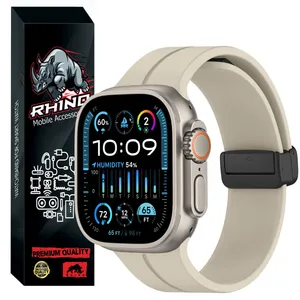بند راینو مدل Magnetic D-Buckle مناسب برای ساعت هوشمند اسمارت واچ T1000 Ultra