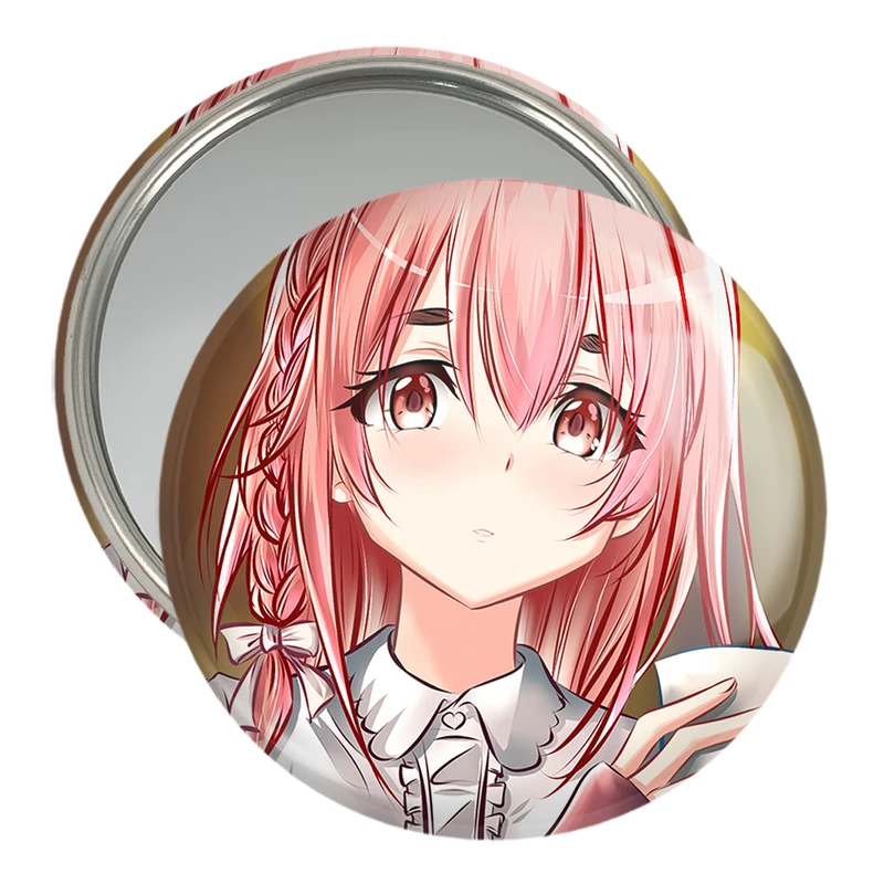 آینه جیبی خندالو مدل ساکوراساوا انیمه کانوجواوکاری  کد 18172