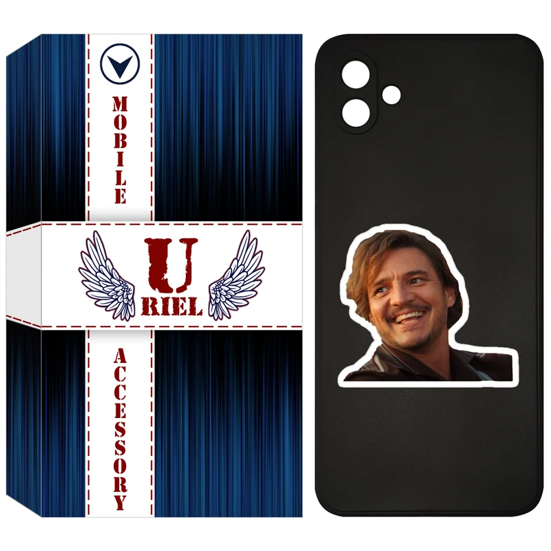 کاور یوریل مدل KSH کد 83 طرح لبخند مناسب برای گوشی موبایل سامسونگ Galaxy A05